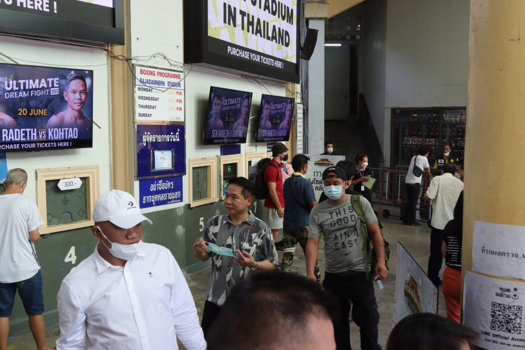 Rajadamnern Stadium Muay Thai ticket window